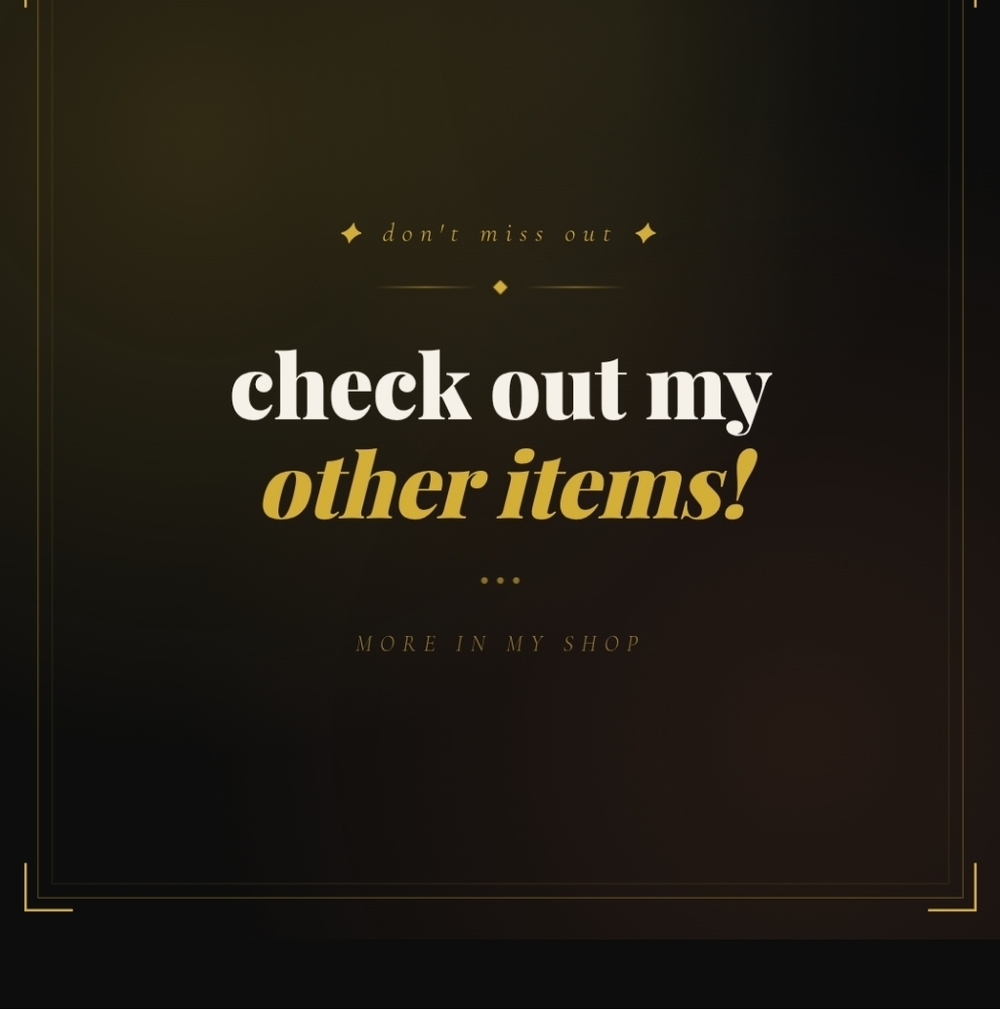 Check Out My Other Items!